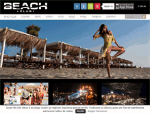 Tablet Screenshot of beachclubversilia.it